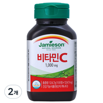 자미에슨 비타민C 1000, 2개, 124.7g