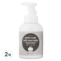 슈퍼케어 세이프 핸드워시 무향, 500ml, 2개