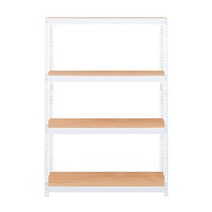 스피드랙 V2 스탠드 선반 4단 1200 x 300 x 1800 mm, 화이트