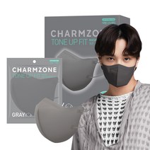 참존 톤업핏 마스크 중형 KF80, 25개입, 1개, 그레이