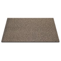 순수 코일 현관매트 80 x 120 cm 두께 20mm, 베이지 + 브라운, 1개