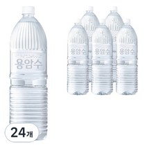 제주용암수 무라벨 워터, 2L, 24개