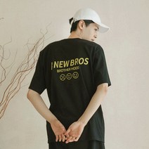어뉴브로스 남성용 옐로우스말 반팔티 AED_0028