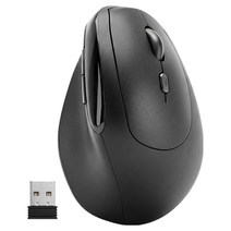 코시 무소음 버티컬 무선마우스 블랙 M4003WL