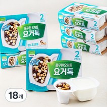 풀무원 요거트 요거톡 링&초코볼 2개입, 124g, 18개