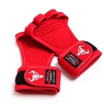 불스스포츠 면스트랩 4구장갑 2p, 레드