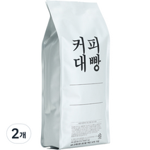 커피대빵 바닐라향 원두커피, 홀빈(분쇄안함), 500g, 2개