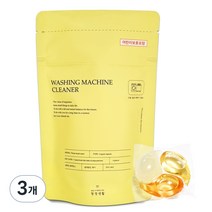 청정생활 캡슐 세탁조 클리너 6p, 90g, 3개
