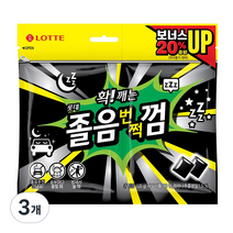 졸음번쩍껌 트윈리필 105g 1개, 3개
