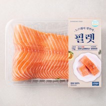 신세계푸드 생연어 필렛 (냉장), 1kg, 1개