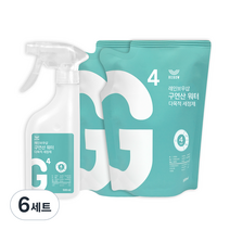 레인보우샵 구연산 워터 다목적세정제 500ml +리필 500ml x 2p, 6세트