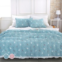 지베딩 시어서커 앨리스 이불베개세트