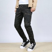 엣지애 남성용 허리밴딩 카모 카고 팬츠 MCPIN8068S9