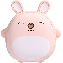 애니멀 양면발열 USB 충전식손난로, QW-N008, 핑크레빗