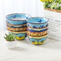 프라카 유니캇 공기 대접 세트, 버터플라이, 공기 + 대접