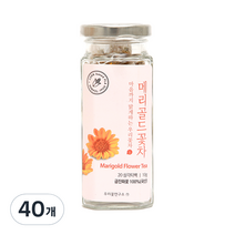 우리꽃연구소 메리골드 꽃차 삼각티백, 0.5g, 40개