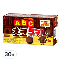 롯데 ABC초코쿠키, 50g, 30개