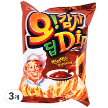 오리온 오감자 딥바베큐 스낵, 70g, 3개
