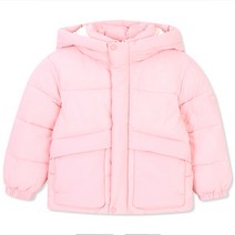 스파오키즈 아동용 후드 숏 푸퍼 패딩