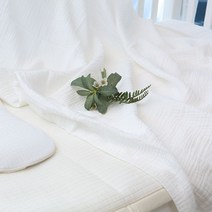 화모베이비 순면 3중직 거즈 이불 S, 아이보리