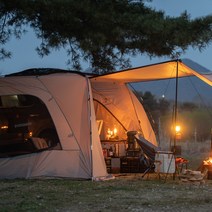 [캠핑용품카텐트차량용도킹텐트] 아이두젠 모빌리티 A1 차박 쉘터 도킹 카 차량용 텐트 대, 라이트그레이