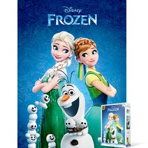 토이앤퍼즐 겨울왕국 행복한 올라프 직소퍼즐 TP500-15N, 500피스, 혼합 색상