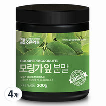조은약초 프리미엄 모링가 잎가루, 200g, 4개