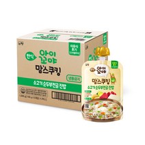 아이꼬야 맘스쿠킹 이유식 100g 12개월부터, 순두부찌개 진밥, 10개