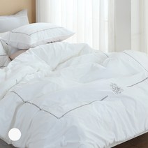 지베딩 오블리쥬 오가닉 고밀도 순면 이불 킹 + 베개커버 2p