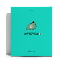 바루랩 7in1 토탈 솔루션 민트 클레이 마스크, 1개, 5개입
