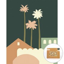 아트조이 물감 2배 DIY 명화그리기 40 x 50 cm, 오아시스 시티