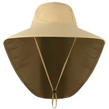 민코 자외선 차단 모자, 카키