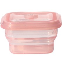 리빙크리에이터 지켜락 실리콘 보관용기 뉴트럴 핑크, 1개, 본품