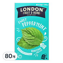 런던프룻 스위트 페퍼민트, 1.5g, 80개