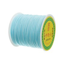 나일론 매듭실 실팔찌 만들기 0.8mm, Pale Turquoise, 90m
