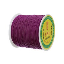 나일론 매듭실 실팔찌 만들기 0.8mm, Purple, 90m