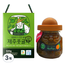 필내음 제주 풋귤차, 320g, 1세트, 3개