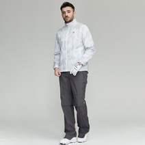 선덜랜드 남성용 디지털 카모 골프 비옷 상하의 세트, 그레이