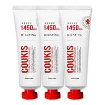 닥터카리나 쿠키스 일사오공 고불소 스트롱민트 치약, 100g, 3개