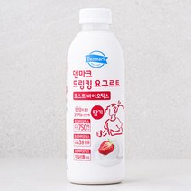 덴마크 드링킹 요구르트 포스트 바이오틱스 딸기, 750ml, 1개