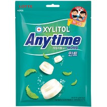 롯데 애니타임 민트 캔디, 185g, 6개