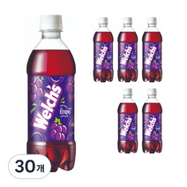 웰치 그레이프 소다, 500ml, 30개