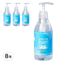 슈퍼케어 세이프 핸즈 손소독젤 펌프형, 500ml, 8개
