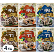 맛있는풍경 주먹밥 야채 + 버섯 + 해물, 4세트