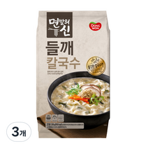 동원 면발의신 들깨칼국수 2인분, 258g, 3개