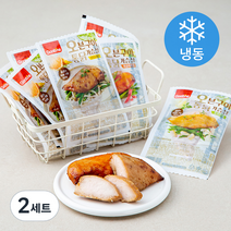 굽네 오븐구이 통닭가슴살 오리지널 110g x 2개입 + 매콤바베큐 110g x 2개입 + 양념갈비맛 110g x 3개입 (냉동), 2세트