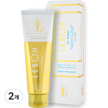 르봉 화이트닝 르화이트 치약, 75g, 2개