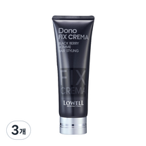 로웰인터내셔널 도노 픽스 크레마 헤어왁스, 120ml, 3개
