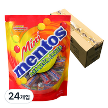 미니 멘토스 푸르티 츄잉캔디, 150g, 24개입
