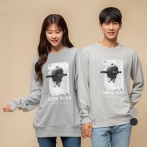 캐럿 남녀공용 릴렉스핏 그래픽 맨투맨 티셔츠 MJ04AA